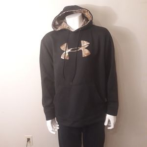 Under Armour real tree hoodie men XL black
